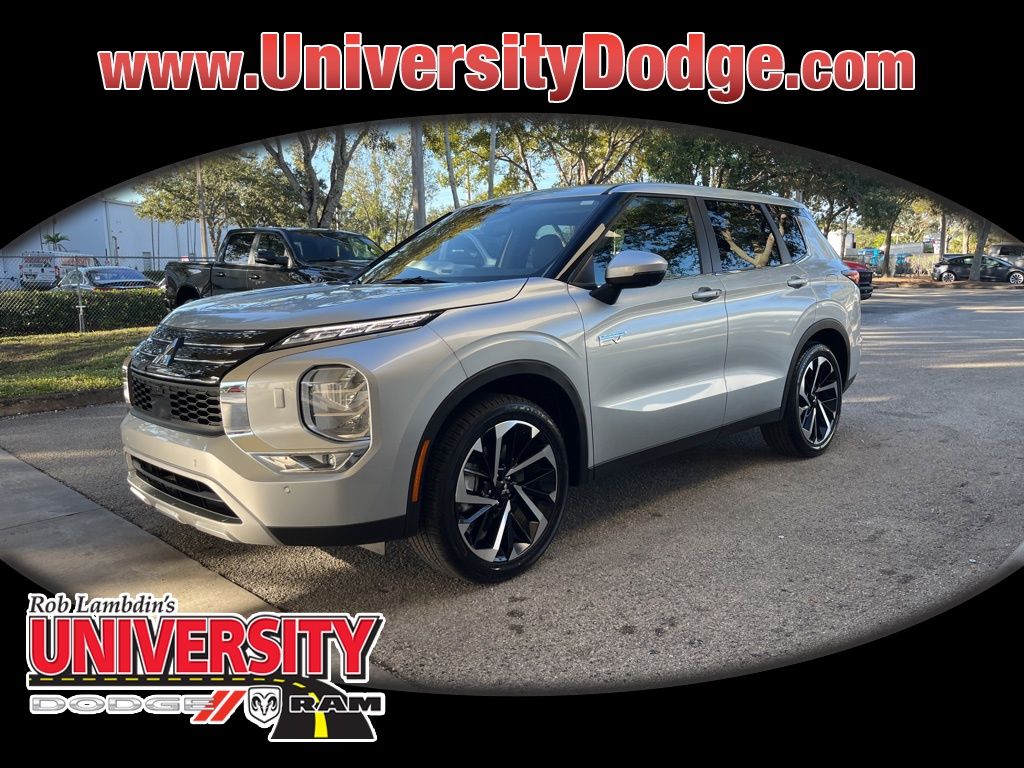 Silver Alloy 2025 Mitsubishi Outlander Hybrid Plug-in SE S-AWC SUV / Crossover All-Wheel Drive 1-Speed Automatic