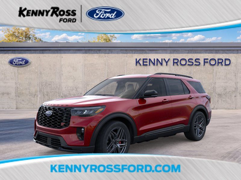 Rapid Red Metallic Tinted Clearcoat 2026 Ford Explorer SUV / Crossover All-Wheel Drive Automatic