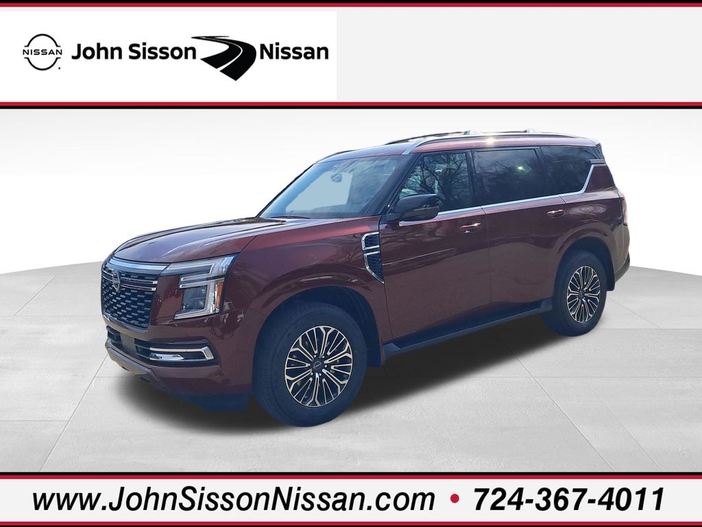 2026 Nissan Armada SL Red at John Sisson Motors