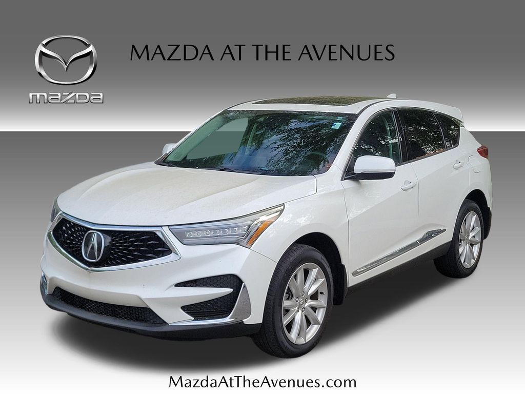 Platinum White Pearl 2021 Acura RDX FWD SUV / Crossover Front-Wheel Drive Automatic