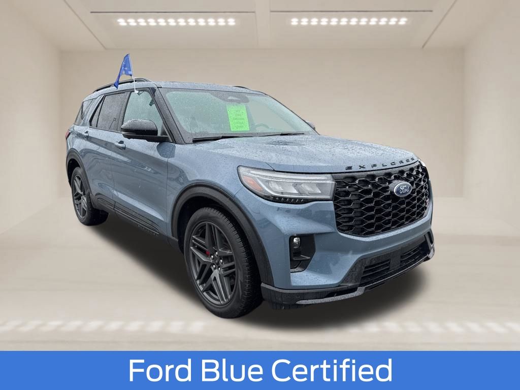 Vapor Blue 2025 Ford Explorer ST AWD SUV / Crossover All-Wheel Drive Automatic