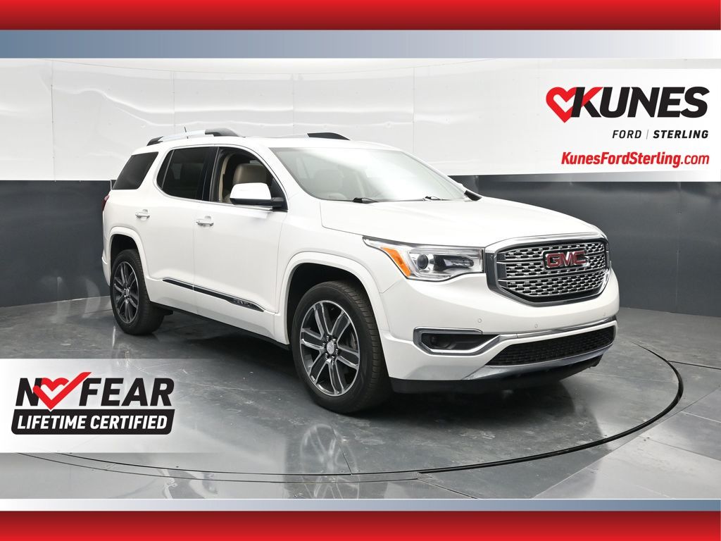 White Frost Tricoat 2017 GMC Acadia Denali FWD SUV / Crossover Front-Wheel Drive 6-Speed Automatic