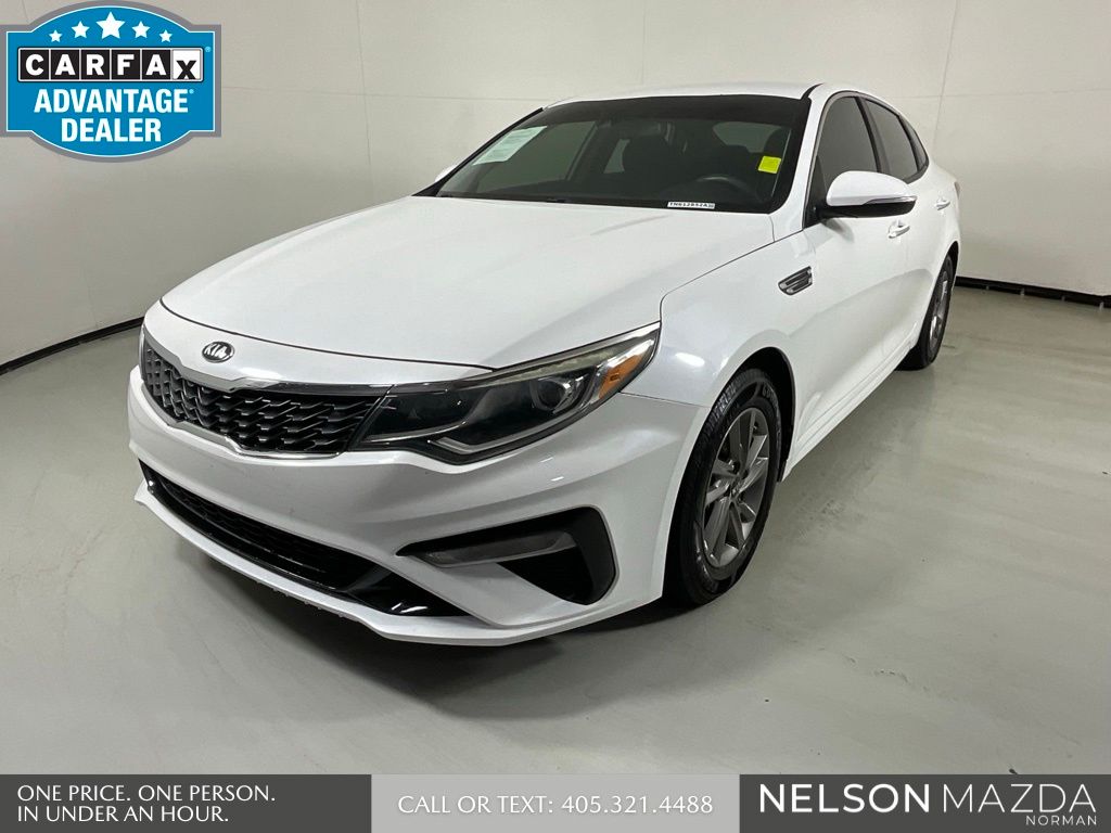 Snow White Pearl 2020 Kia Optima Sedan Front-Wheel Drive 6-Speed Automatic