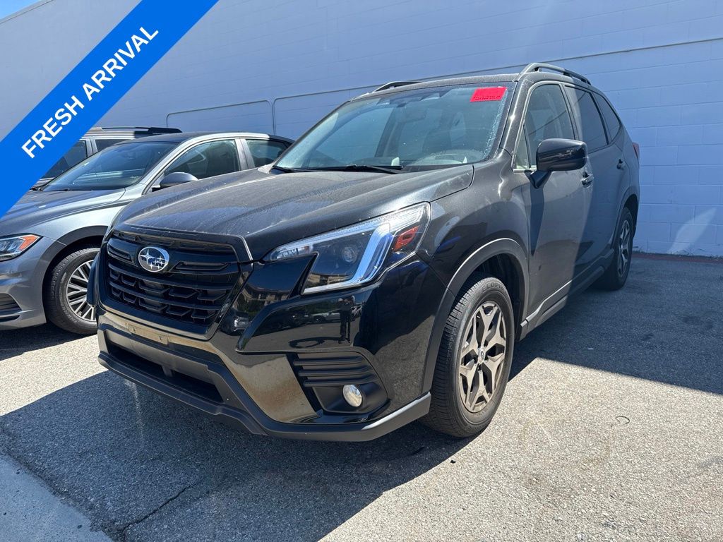 Crystal Black Silica 2023 Subaru Forester SUV / Crossover All-Wheel Drive Continuously Variable Transmission
