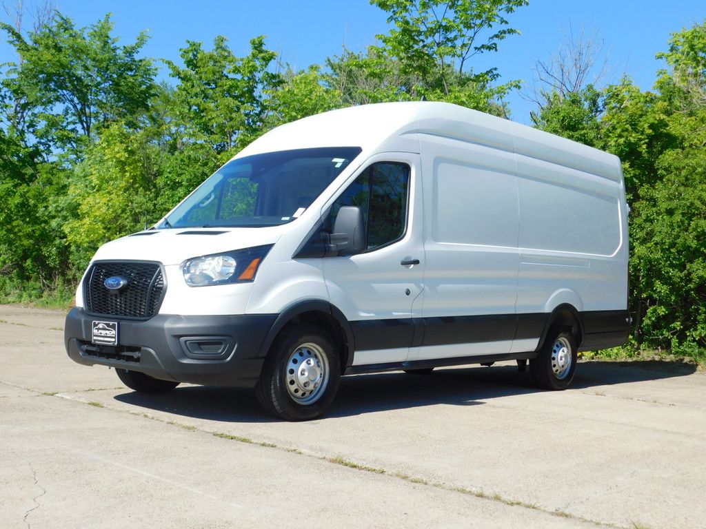 Oxford White 2024 Ford Transit Cargo Van All-Wheel Drive 
