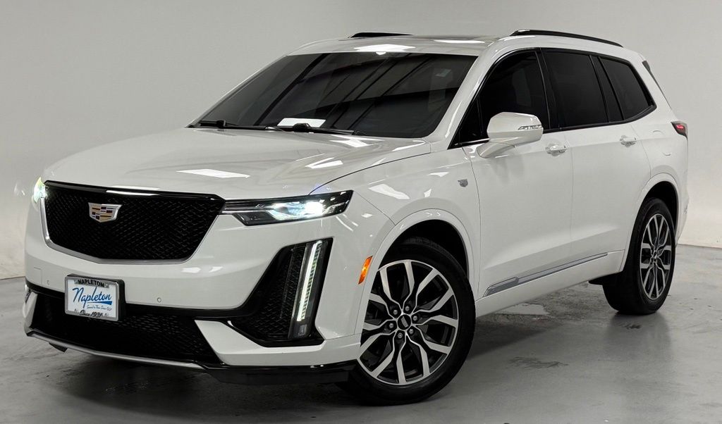 Crystal White Tricoat 2021 Cadillac XT6 SUV / Crossover Four-Wheel Drive 9-Speed Automatic
