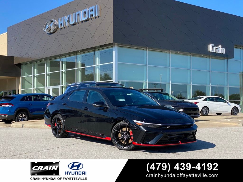 Abyss Black 2026 Hyundai Elantra N Sedan Front-Wheel Drive 8-Speed Automatic