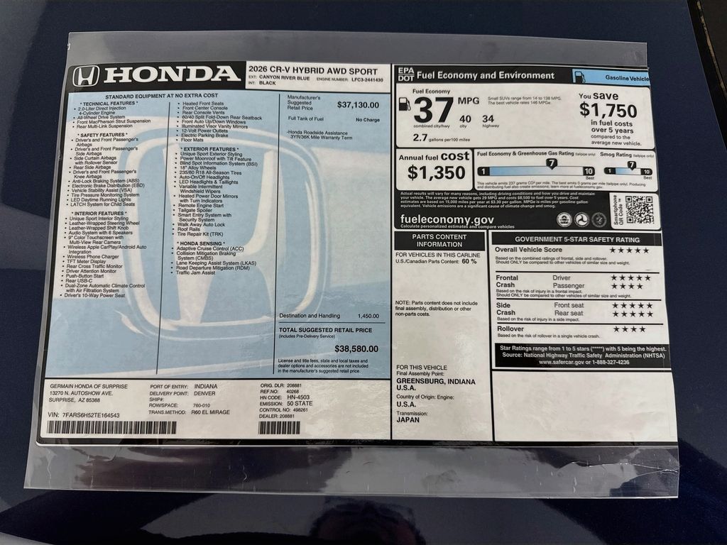Thumbnail: 2026 Honda CR-V - 9