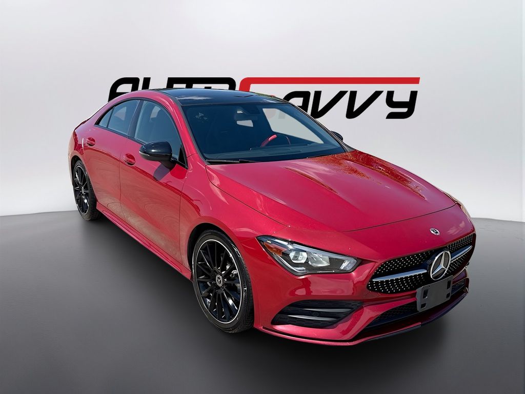 MANUFAKTUR Patagonia Red Metallic 2023 Mercedes-Benz CLA Coupe Front-Wheel Drive 7-Speed Automatic