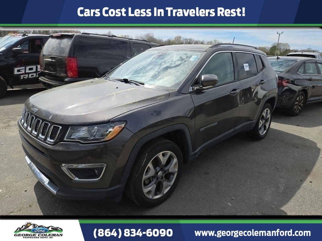 Gray (Granite Crystal Metallic Clearcoat) 2021 Jeep Compass Limited 4WD SUV / Crossover Four-Wheel Drive 9-Speed Automatic
