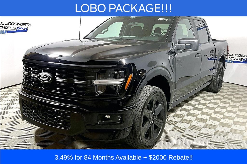 Black Metallic 2026 Ford F-150 Pickup Truck Four-Wheel Drive Automatic