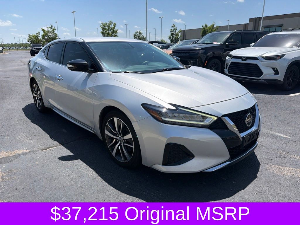 Brilliant Silver Metallic 2019 Nissan Maxima Sedan Front-Wheel Drive Continuously Variable Transmission