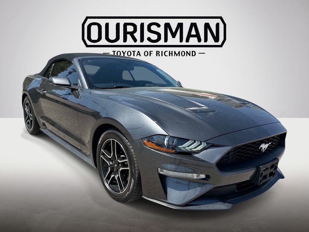 Gray (Magnetic) 2019 Ford Mustang EcoBoost Premium Convertible RWD Convertible Rear-Wheel Drive Automatic