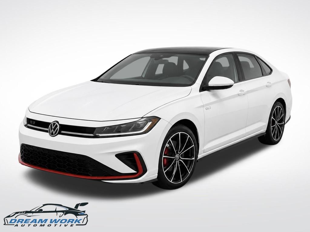 White 2025 Volkswagen Jetta GLI Sedan Front-Wheel Drive Automatic