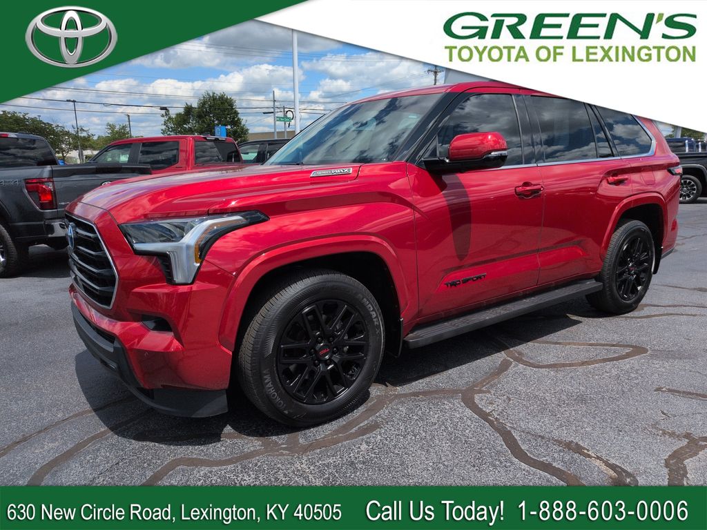 Red 2023 Toyota Sequoia SUV / Crossover Four-Wheel Drive Automatic