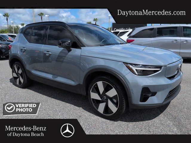 Gray Metallic 2023 Volvo XC40 Recharge SUV / Crossover All-Wheel Drive 1-Speed Automatic