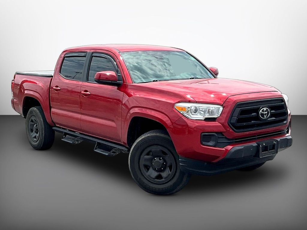 Barcelona Red Metallic 2020 Toyota Tacoma SR I4 Double Cab RWD Pickup Truck 4X2 6-Speed Automatic