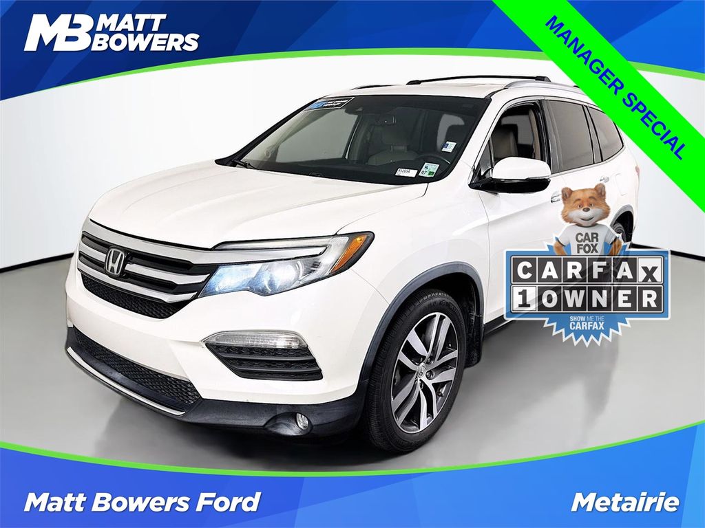 White Diamond Pearl 2018 Honda Pilot SUV / Crossover Front-Wheel Drive 9-Speed Automatic