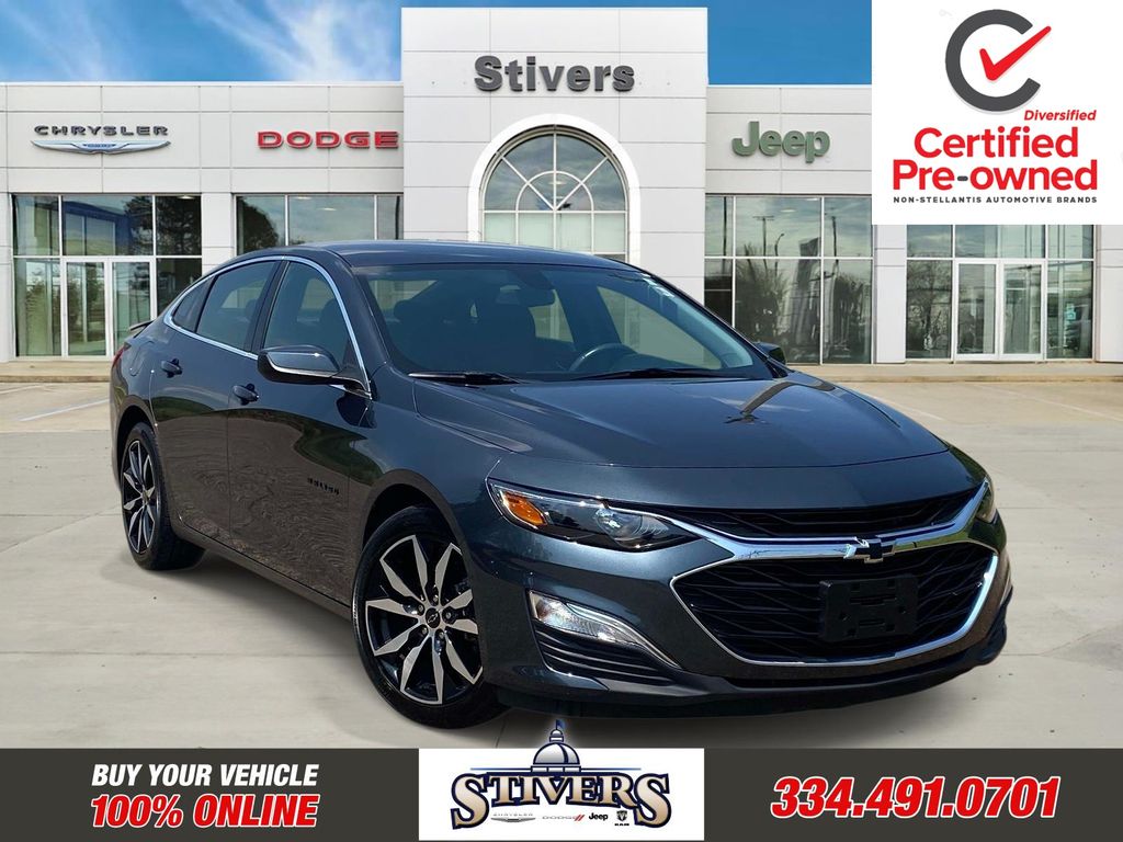Shadow Gray Metallic 2021 Chevrolet Malibu Sedan Front-Wheel Drive Continuously Variable Transmission