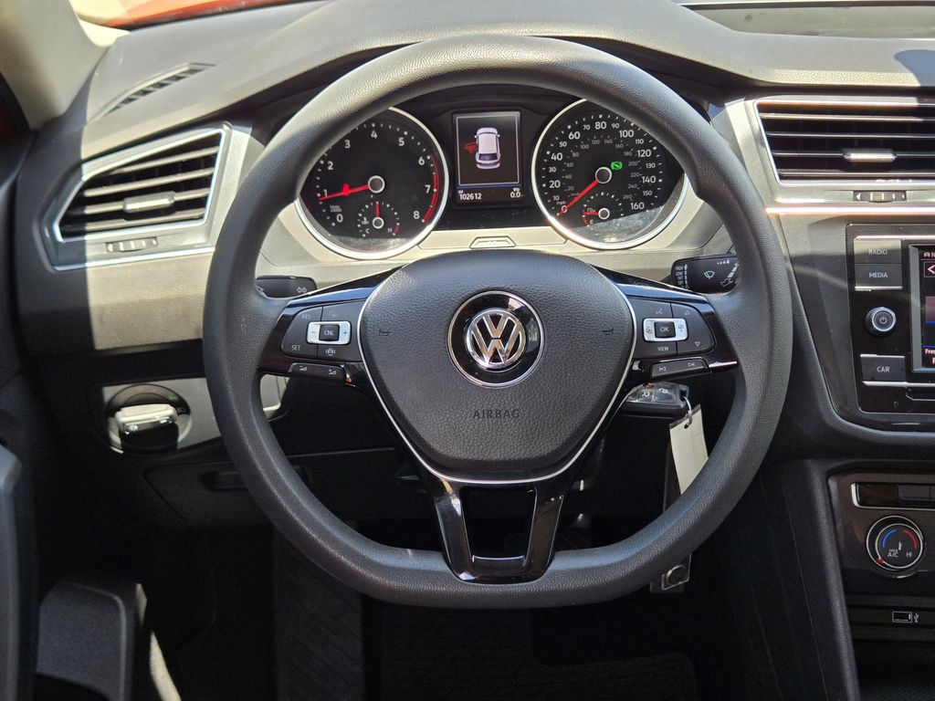 2019 Volkswagen Tiguan 2.0T S Orange at Durrett Motor Company