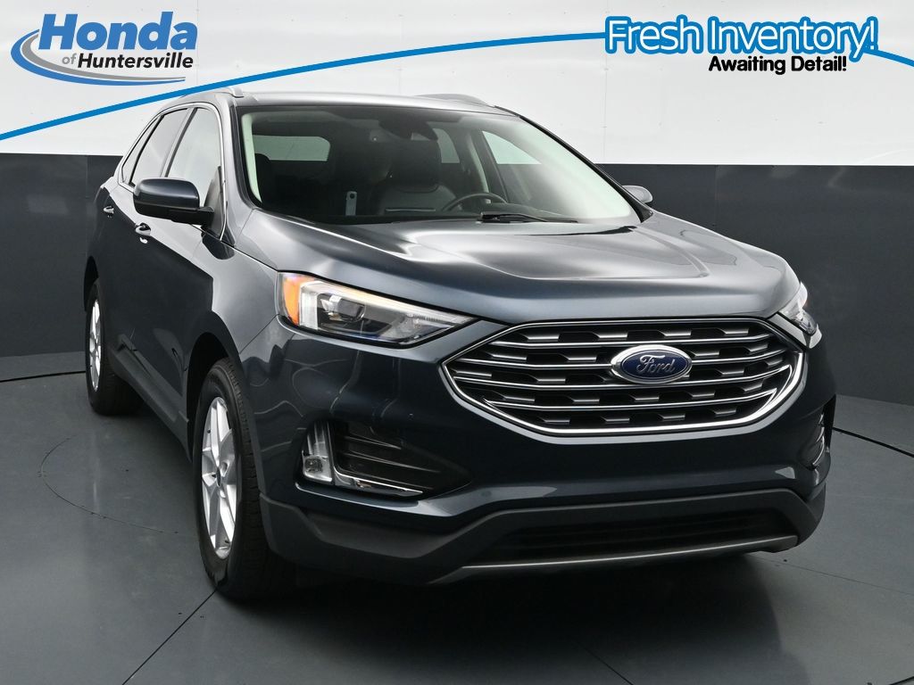 Blue Metallic 2022 Ford Edge SUV / Crossover All-Wheel Drive 8-Speed Automatic
