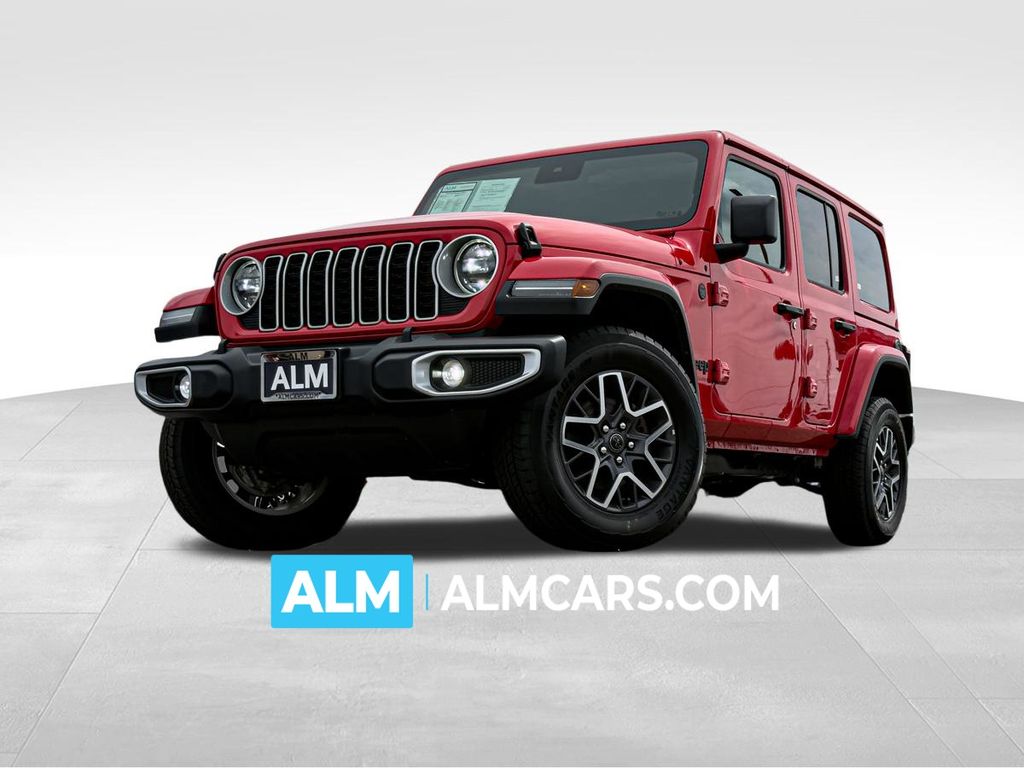 Firecracker Red Clearcoat 2025 Jeep Wrangler SUV / Crossover Four-Wheel Drive 8-Speed Automatic