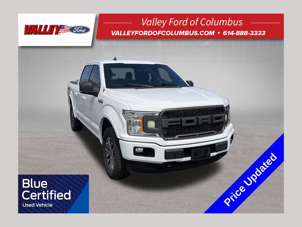 White 2020 Ford F-150 Pickup Truck Four-Wheel Drive Automatic
