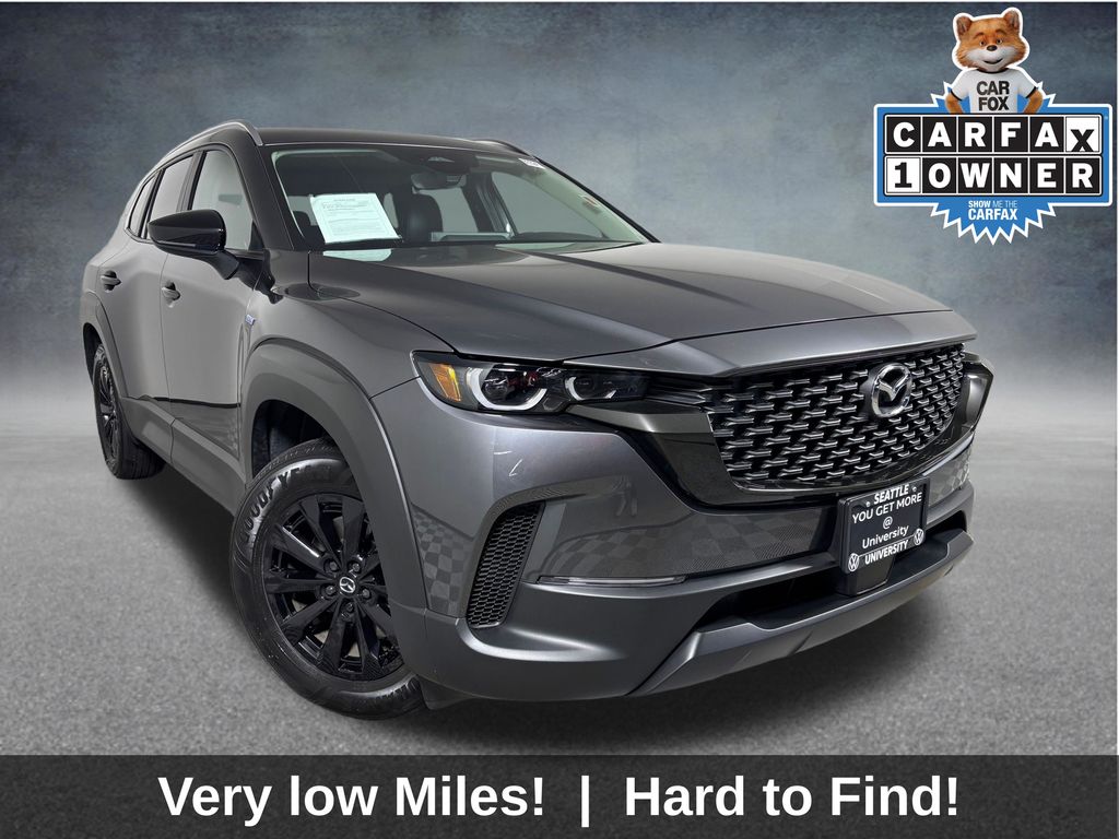 Machine Gray Metallic 2025 Mazda CX-50 Hybrid Preferred AWD SUV / Crossover All-Wheel Drive Continuously Variable Transmission