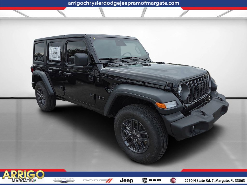 New Black Clearcoat 2026 Jeep Wrangler Sport S for Sale in Margate, FL ...