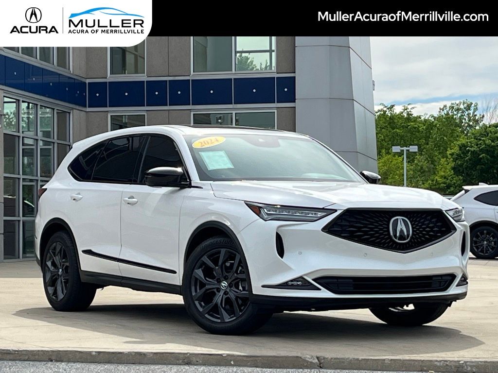 Platinum White Pearl 2024 Acura MDX SH-AWD with A-SPEC Package SUV / Crossover All-Wheel Drive Automatic