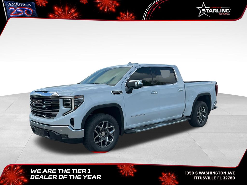 Glacier White Tricoat 2026 GMC Sierra 1500 Pickup Truck Four-Wheel Drive Automatic