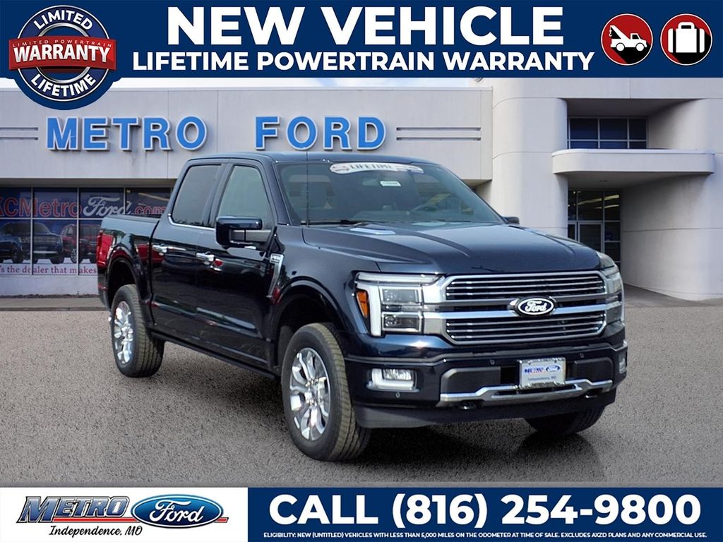 Antimatter Blue Metallic 2026 Ford F-150 Pickup Truck Four-Wheel Drive Automatic