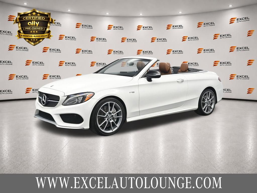 White 2018 Mercedes-Benz C-Class Convertible All-Wheel Drive 9-Speed Automatic