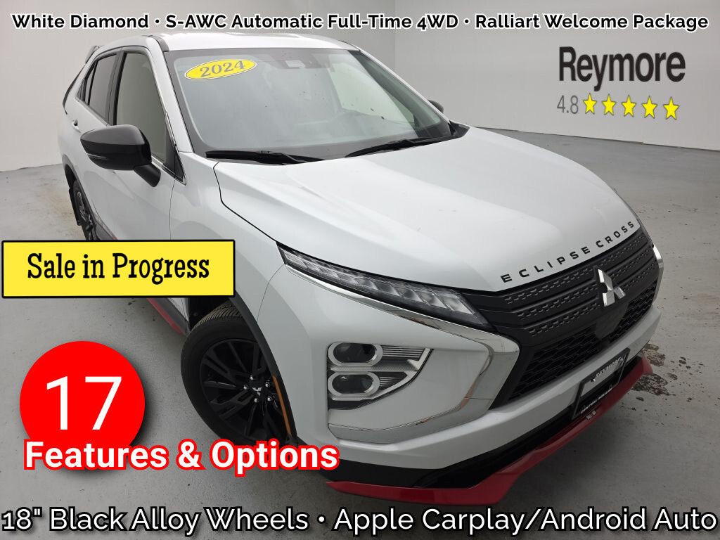 White 2024 Mitsubishi Eclipse Cross SUV / Crossover All-Wheel Drive Continuously Variable Transmission