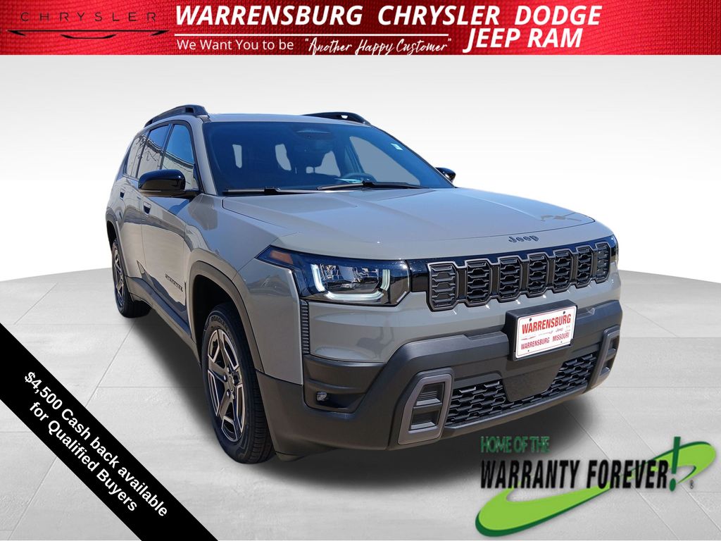 Sting-Gray Clearcoat 2026 Jeep Cherokee SUV / Crossover Four-Wheel Drive Continuously Variable Transmission