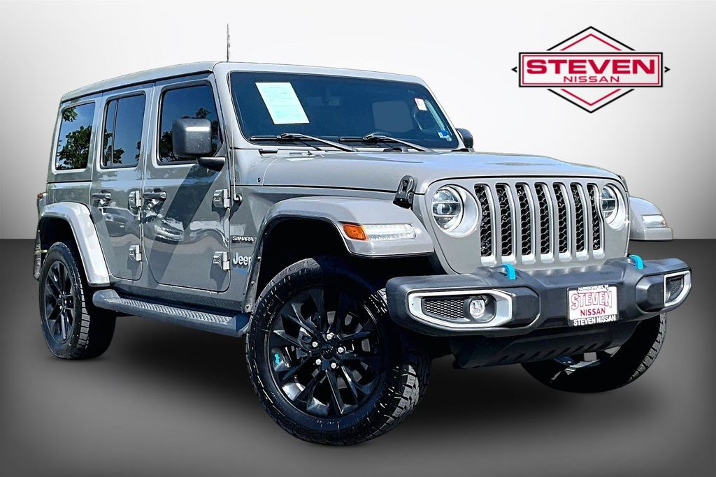 Sting-Gray Clearcoat 2022 Jeep Wrangler 4xe SUV / Crossover Four-Wheel Drive 8-Speed Automatic