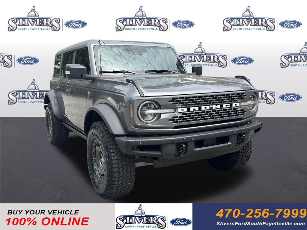Gray Metallic 2025 Ford Bronco Badlands 4-Door 4WD SUV / Crossover Four-Wheel Drive Automatic