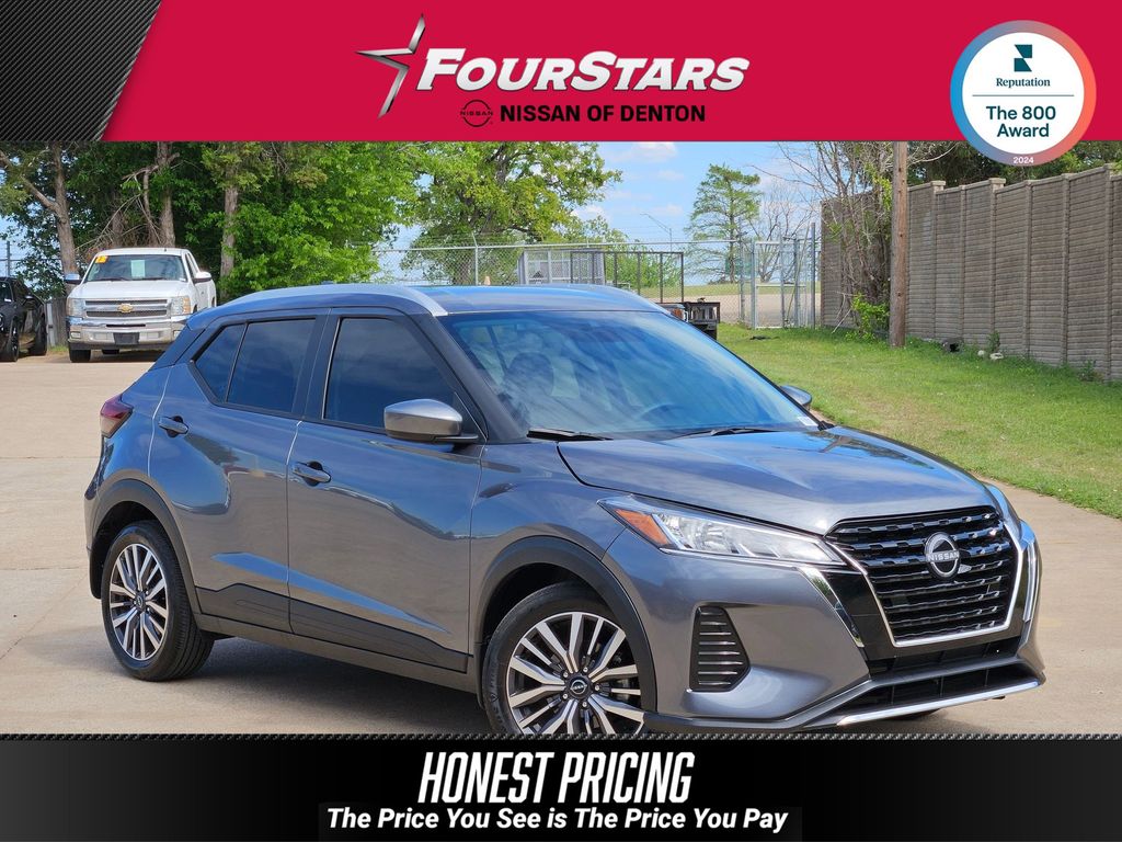 Gray (Gun Metallic) 2024 Nissan Kicks SV FWD SUV / Crossover Front-Wheel Drive Continuously Variable Transmission