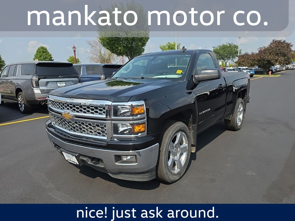 Black 2015 Chevrolet Silverado 1500 Pickup Truck Four-Wheel Drive 6-Speed Automatic Overdrive
