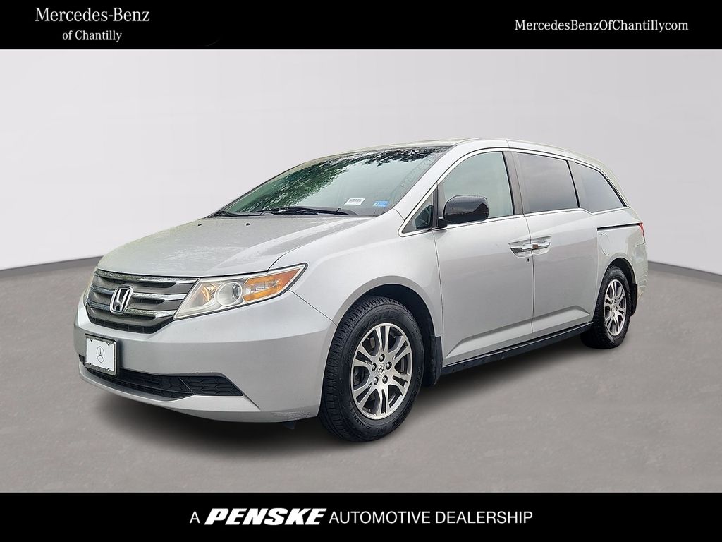 Alabaster Silver Metallic 2012 Honda Odyssey EX-L FWD Minivan Front-Wheel Drive 5-Speed Automatic
