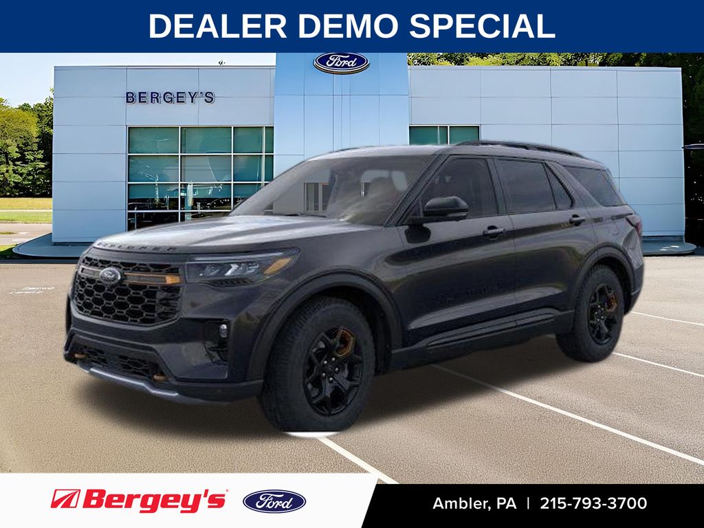 Agate Black Metallic 2026 Ford Explorer SUV / Crossover All-Wheel Drive Automatic