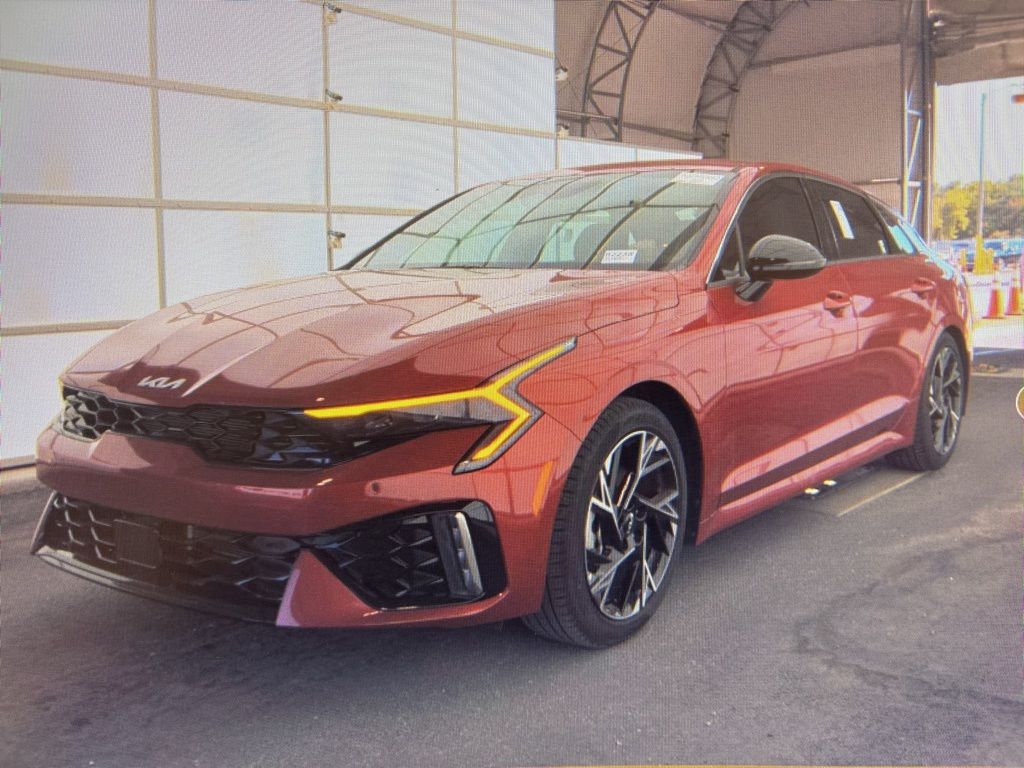 Runway Red 2025 Kia K5 GT-Line FWD Sedan Front-Wheel Drive 8-Speed Automatic