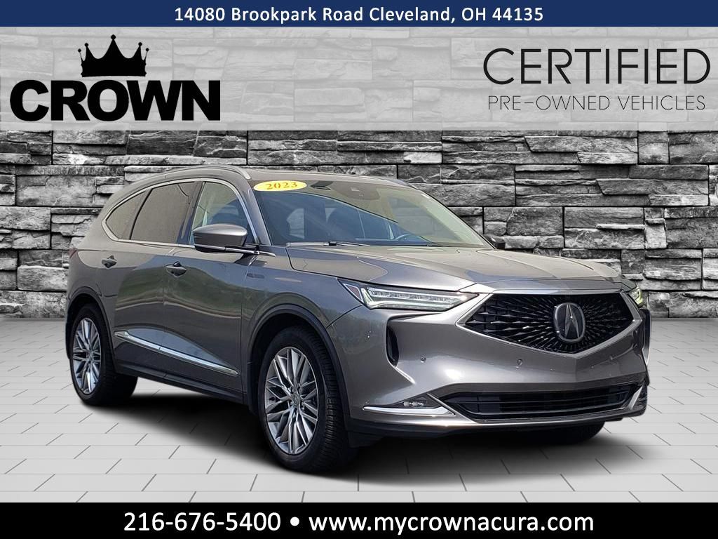 Liquid Carbon Metallic 2023 Acura MDX SH-AWD with Advance Package SUV / Crossover All-Wheel Drive Automatic