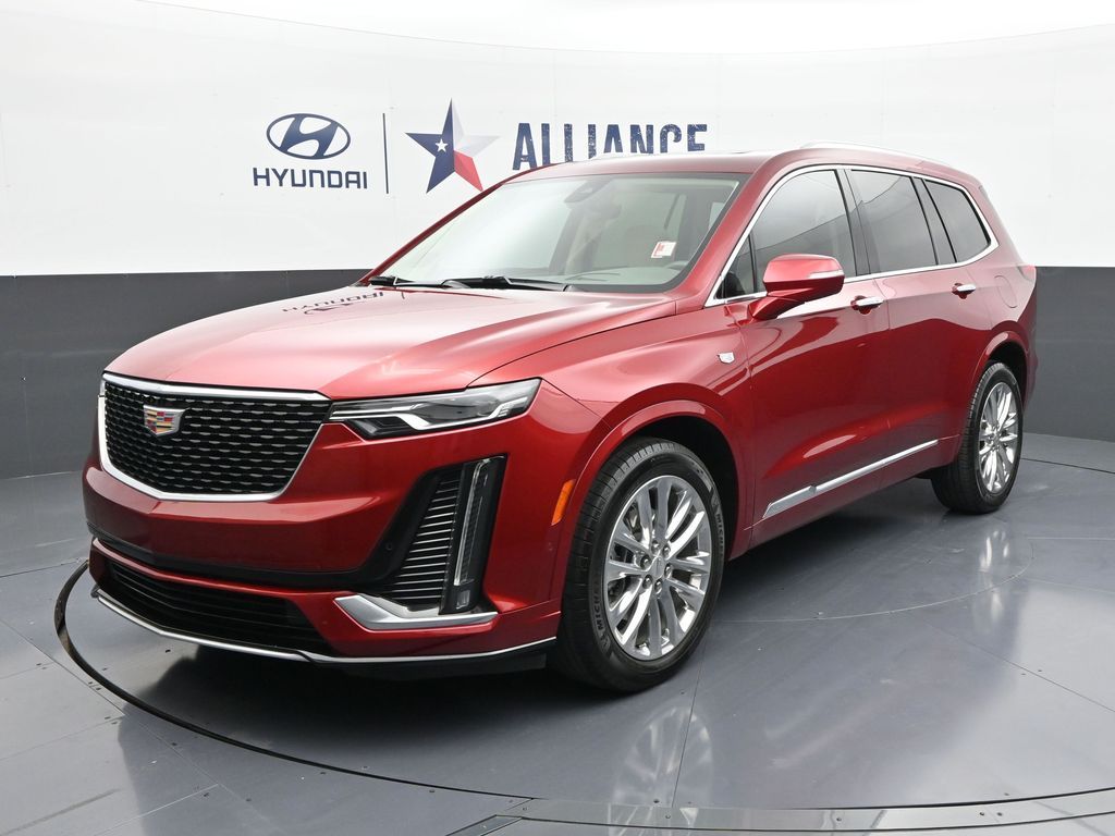 Radiant Red 2023 Cadillac XT6 Premium Luxury FWD SUV / Crossover Front-Wheel Drive 9-Speed Automatic