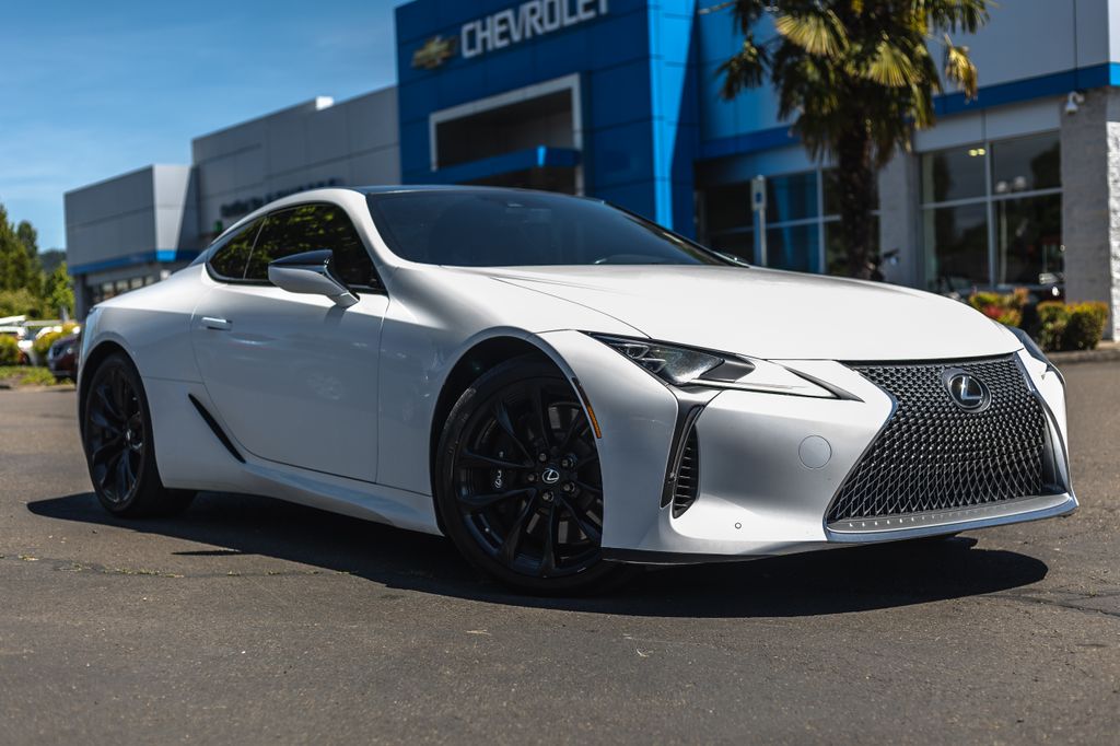 Ultra White 2018 Lexus LC 500 RWD Coupe Rear-Wheel Drive Automatic