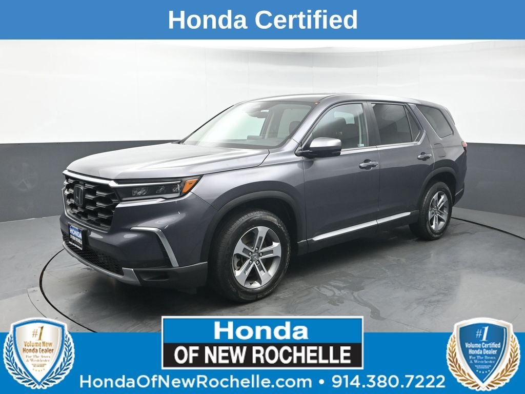 Gray (Modern Steel Metallic) 2023 Honda Pilot SUV / Crossover All-Wheel Drive Automatic