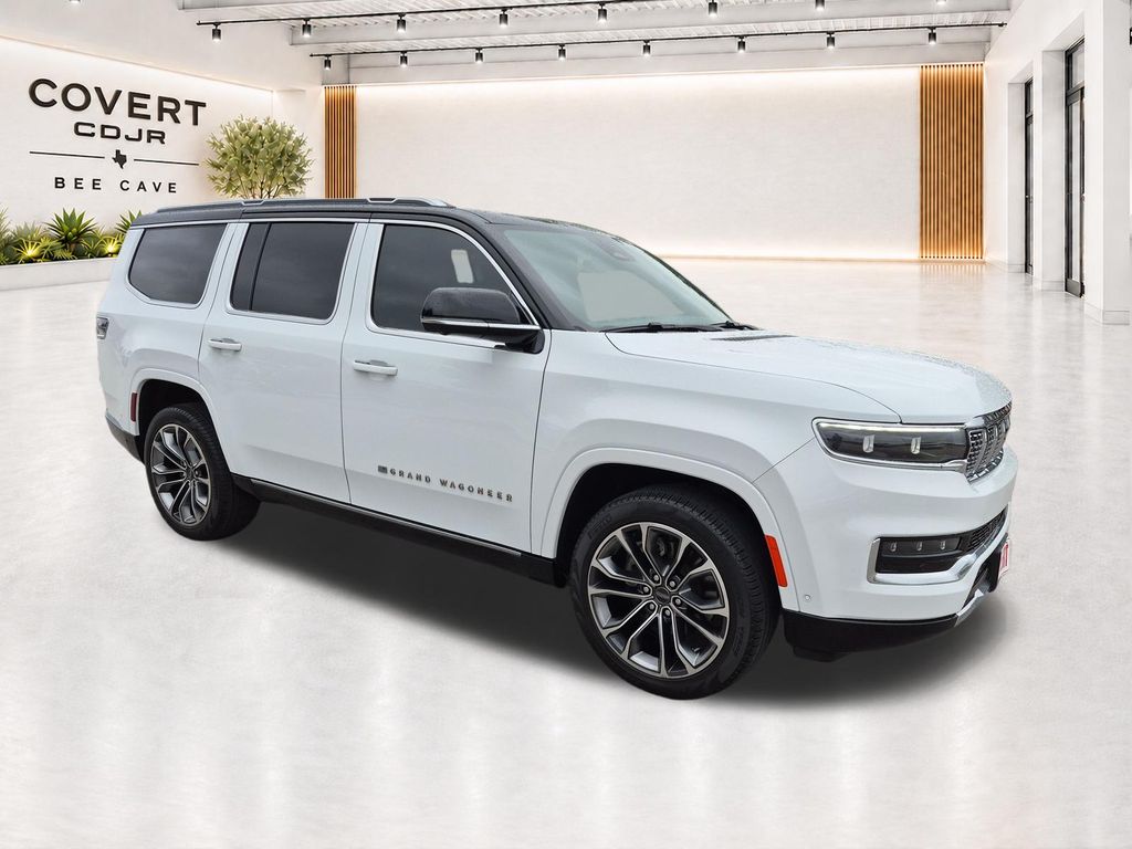 Bright White Clearcoat 2024 Jeep Grand Wagoneer SUV / Crossover Four-Wheel Drive 8-Speed Automatic