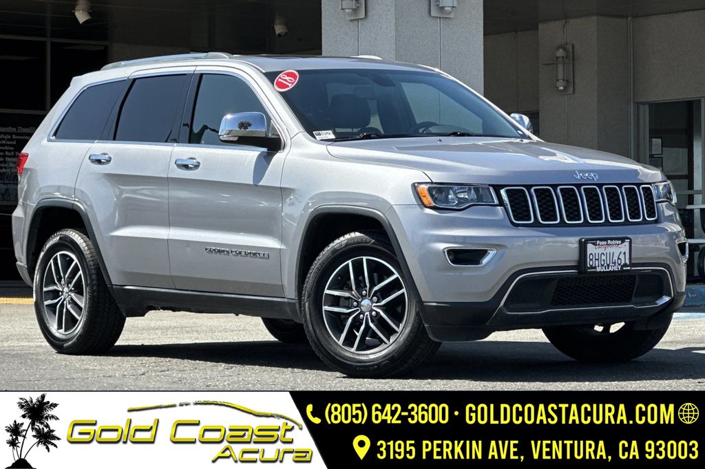 Billet Silver Metallic Clearcoat 2018 Jeep Grand Cherokee Limited 4WD SUV / Crossover Four-Wheel Drive 8-Speed Automatic