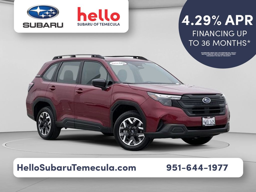 Crimson Red Pearl 2026 Subaru Forester SUV / Crossover All-Wheel Drive Continuously Variable Transmission