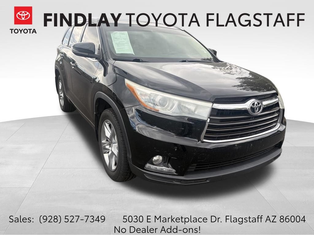 Attitude Black Metallic 2015 Toyota Highlander SUV / Crossover All-Wheel Drive 6-Speed Automatic Overdrive